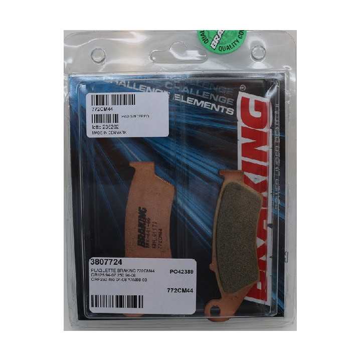 PLAQUETTES DE FREIN AVANT BRAKING YAMAHA WRF 450 03/15