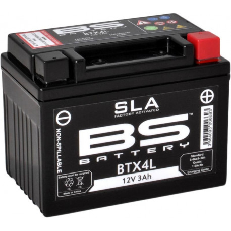 Batterie BS BTX4L SLA sans entretien - Honda CRF 450