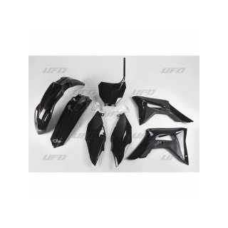 KIT PLASTIQUES UFO NOIR CRF 450 14/15