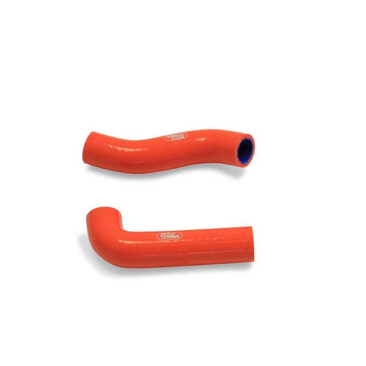 Durites de radiateur SAMCO type origine orange - 2 durites KTM SX85 18
