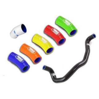 Durites de radiateur SAMCO type origine orange - 3 durites KTM SX125 16-18