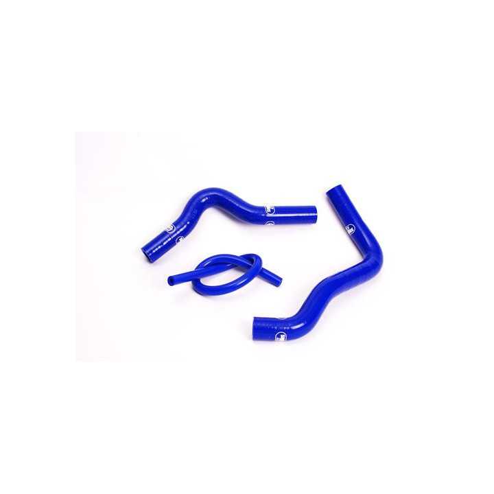 Durites de radiateur SAMCO type origine bleu - 3 durites Suzuki RM85 02-14