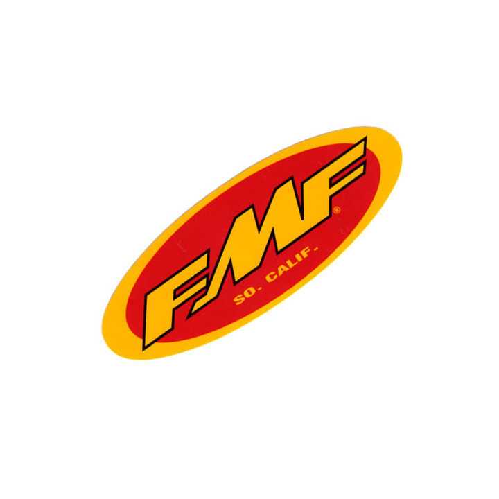 AUTOCOLLANT STICKERS FMF OVALE 12CM