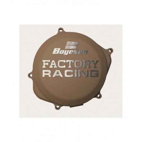 Couvercle de carter d'embrayage BOYESEN Factory Racing noir Honda CRF450 2017-20