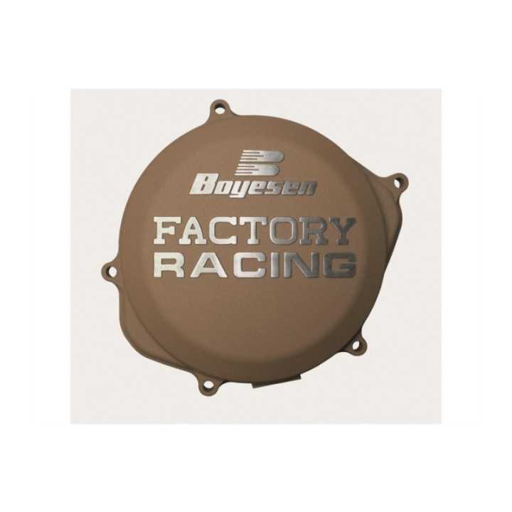 Couvercle de carter d'embrayage BOYESEN Factory Racing noir Honda CRF450 2017-20