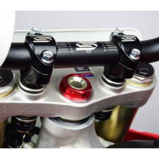 Pontets de guidon SCAR Ø28.6mm +30 à 45mm té de fourche d'origine HONDA