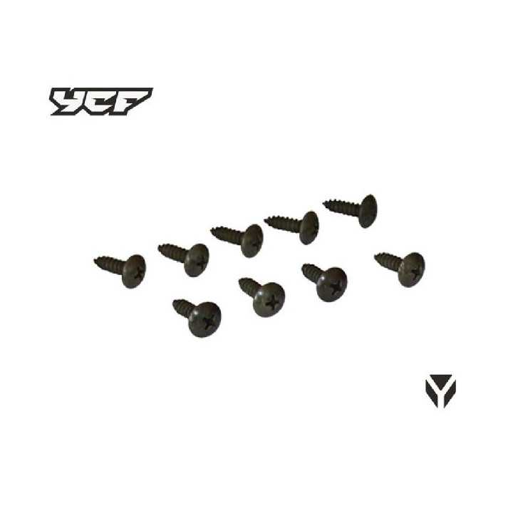 KIT VIS FIXATION PLASTIQUES SUR LA SELLE YCF 50 88 125 150 190 PILOT START LITE