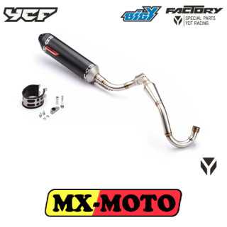 LIGNE ECHAPPEMENT COMPLETE RACING SIMPLE YCF POUR FACTORY