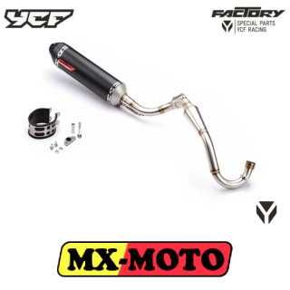 LIGNE ECHAPPEMENT COMPLETE RACING SIMPLE YCF POUR FACTORY