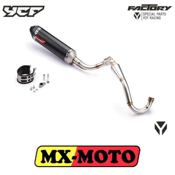 LIGNE ECHAPPEMENT COMPLETE RACING SIMPLE YCF POUR FACTORY