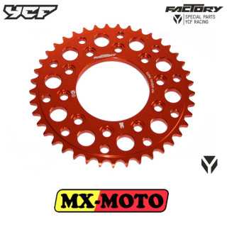 COURONNE ALUMINIUM TAILLEE DANS LA MASSE FACTORY ORANGE