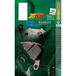 PLAQUETTES DE FREIN ARRIERE CL BRAKES METAL FRITTÉ 250 RMZ 2004-22