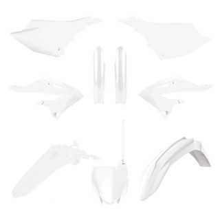 Kit plastiques POLISPORT blanc YAMAHA 125 250 YZ 2022-24