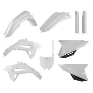 KIT PLASTIQUES CARENAGE POLISPORT BLANC HONDA CRF 250 450 2021-24