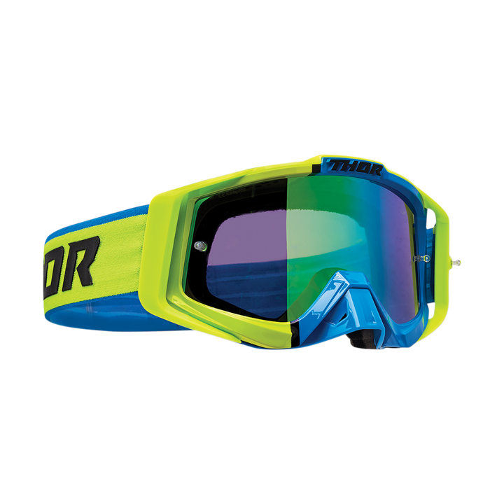 MASQUE LUNETTES CROSS THOR SNIPER PRO DIVIDE BLEU JAUNE