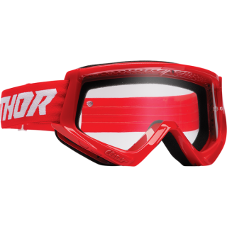 MASQUE LUNETTES CROSS THOR Combat Racer ROUGE BLANC