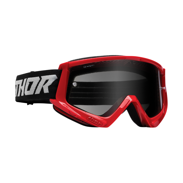 MASQUE LUNETTES CROSS THOR Combat Sand Racer ROUGE GRIS