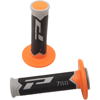 Poignées cross triple densité PROGRIP 788 GRIS ORANGE