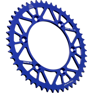 Couronne JT SPROCKETS 48 dents alu bleu ultra-light anti-boue pas 520 type 251 YAMAHA YZF-450 2003-04