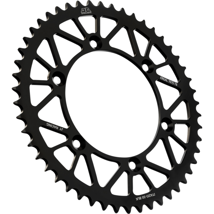 Couronne JT SPROCKETS 50 dents alu ultra-light anti-boue pas 520 type 251 Yamaha YZ-250 2005-21