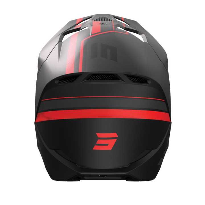 CASQUE SHOT 2023 MOTO CROSS FURIOUS HERITAGE ROUGE