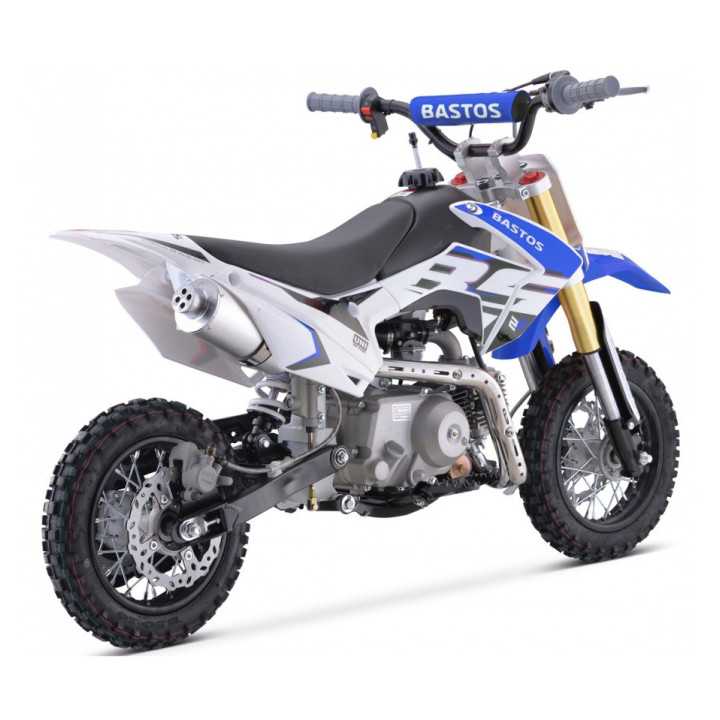 MOTO ENFANT PIT DIRT BIKE BASTOS BS 70cc mini 2025 BLEU