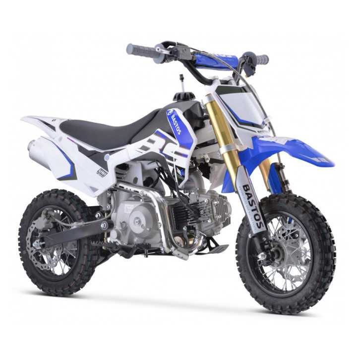 MOTO ENFANT PIT DIRT BIKE BASTOS BS 70cc mini 2025 BLEU
