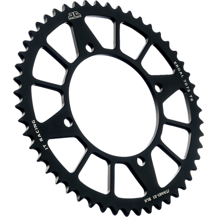 Couronne JT SPROCKETS 51 dents alu ultra-light anti-boue pas 428 type 462 Kawasaki KX-85 2001-18