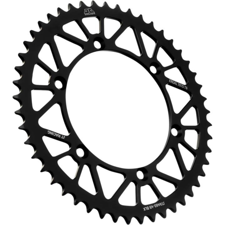 Couronne JT SPROCKETS 48 dents alu ultra-light anti-boue pas 520 type 460 SUZUKI RMZ-250 2004-06