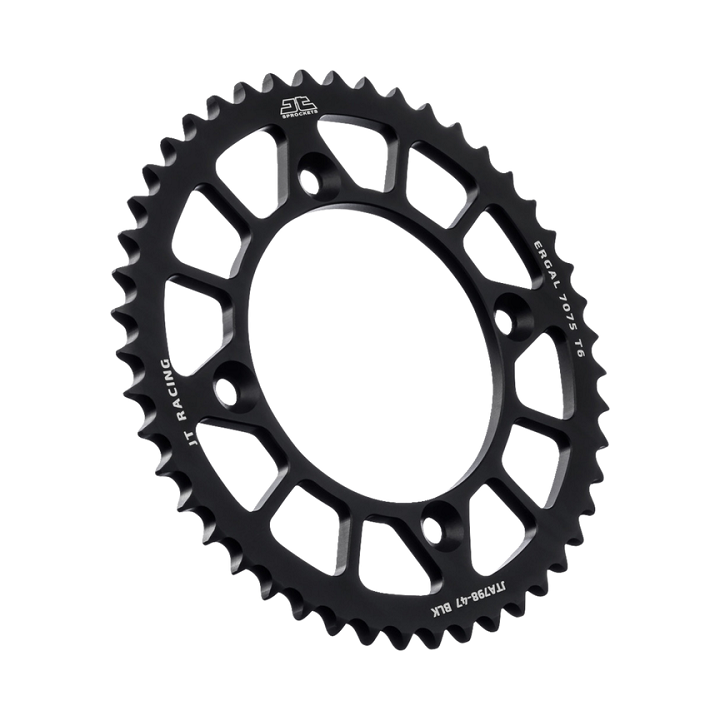 Couronne JT SPROCKETS 47 dents alu ultra-light anti-boue pas 428 type 798 YAMAHA YZ-80 grandes roues 1997-01
