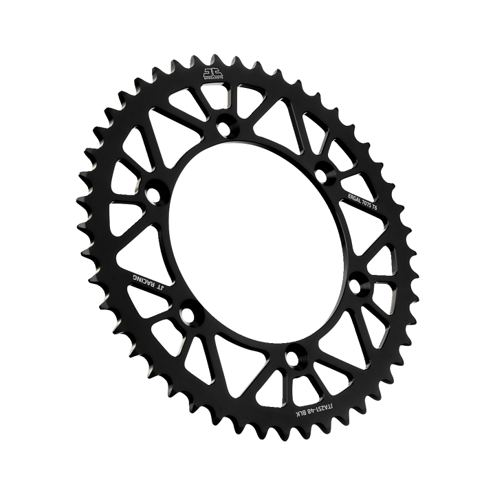 Couronne JT SPROCKETS 49 dents alu ultra-light anti-boue pas 520 type 251 Yamaha YZ-250 2002-04
