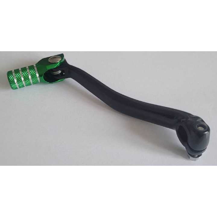 SELECTEUR DE VITESSE BIHR ALU NOIR VERT KXF 450 2009-16