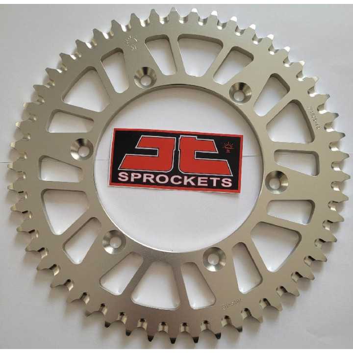Couronne JT SPROCKETS 49 dents alu ultra-light anti-boue pas 520 type 808 Suzuki RMZ-450 2005-06