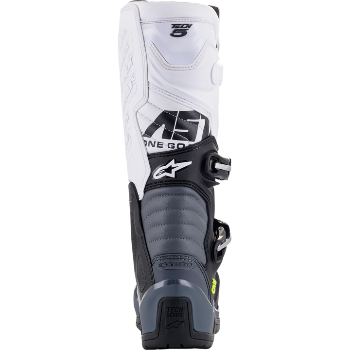BOTTES CROSS ALPINESTAR BLANC NOIR JAUNE TECH 5