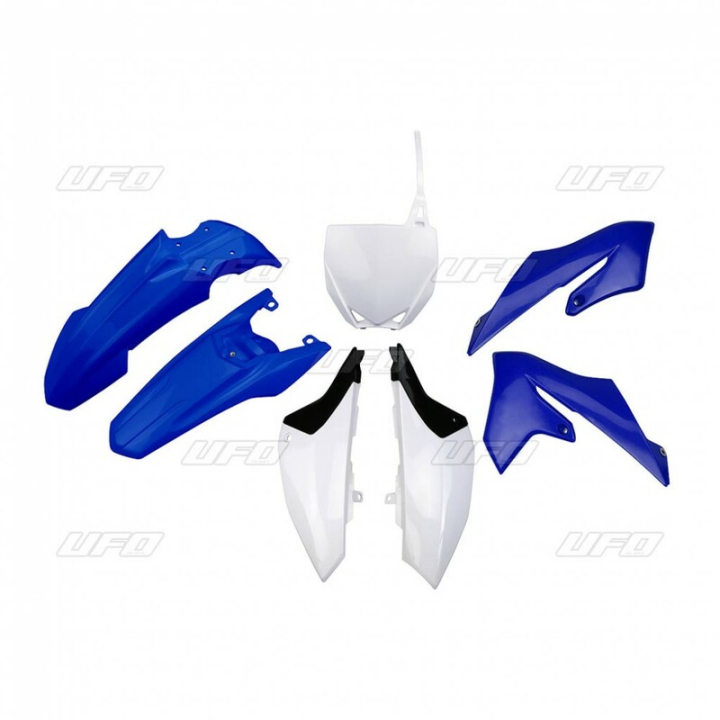 KIT PLASTIQUES CARENAGE UFO BLEU BLANC YAMAHA YZ 65 2017-24