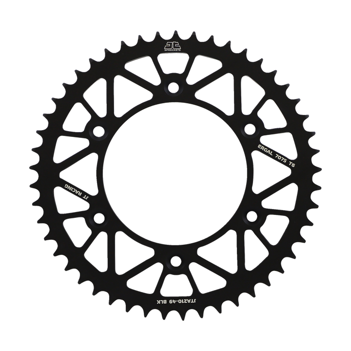 Couronne JT SPROCKETS aluminium ultra-light anti-boue 210 - 520 49 dents 125 CR 2000-07