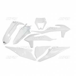 KIT PLASTIQUES BLANC KTM 150 250 300 EXC 2018-23
