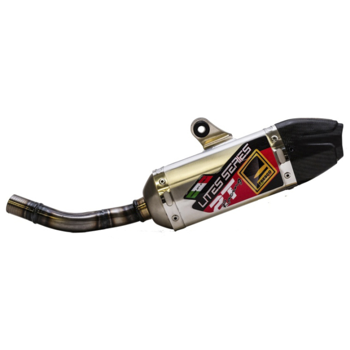 SILENCIEUX FRESCO CARBY ALUMINIUM CASQUETTE CARBONE YAMAHA YZ 125