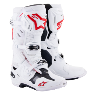 BOTTES CROSS ALPINESTAR SUPERVENTILEES BLANCHE TECH 10