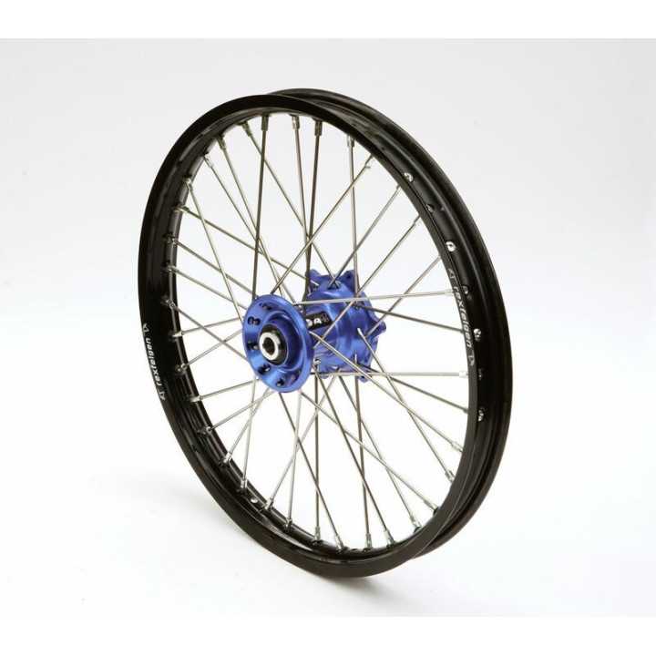 Roue avant complète RFX RACE 21x160 jante noire moyeu bleu Yamaha YZ WR 125 250 WRF 250 450
