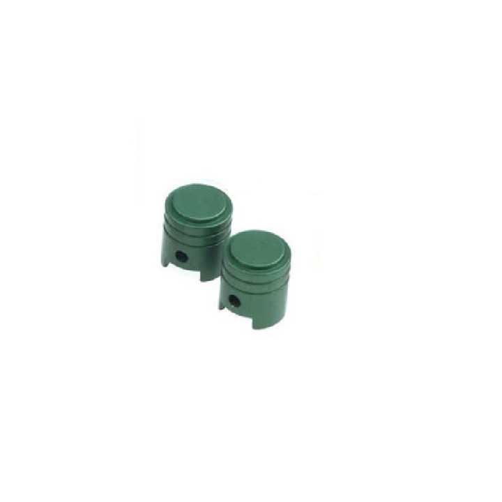 Capuchons bouchons de valve RFX sport Piston vert 2pcs