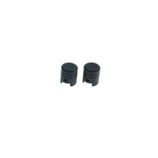 Capuchons bouchons de valve RFX sport PistonNoir 2pcs