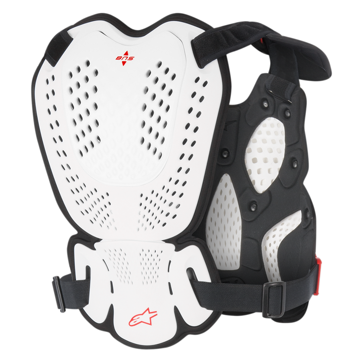PARE-PIERRES MOTO CROSS ALPINESTARS A-1 BLANC