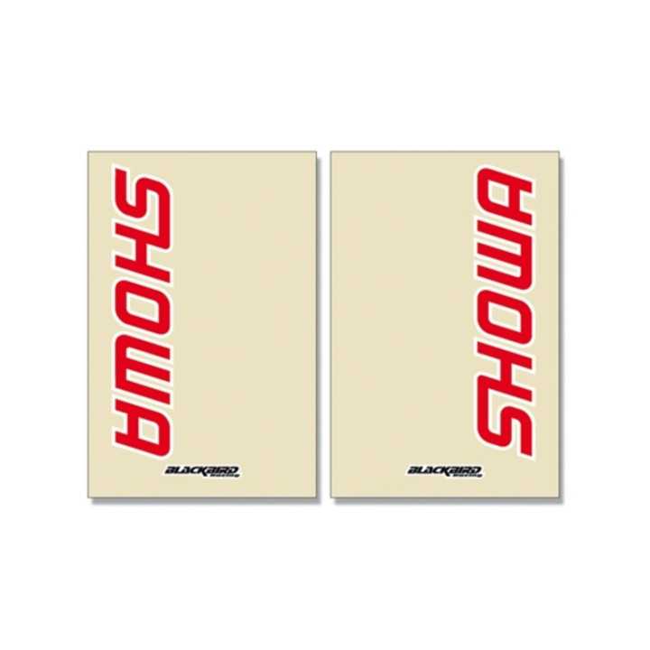 Stickers de fourche BLACKBIRD Showa translucide