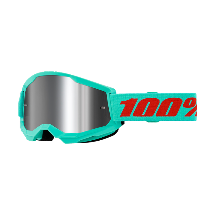 LUNETTES MASQUE 100% THE STRATA 2 GOGGLE MAUPITI MIRROR GRIS