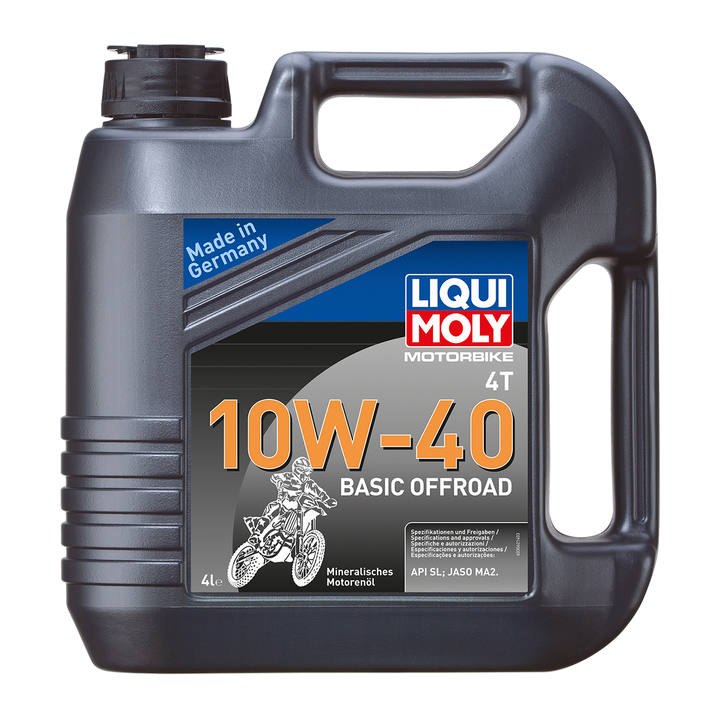 HUILE MOTEUR 4 temps 10W40 BASIC OFFROAD LIQUI MOLY - 4 Litres