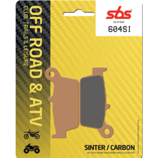 PLAQUETTES DE FREIN ARRIERE SBS 604SI YAMAHA YZ 125 98/02