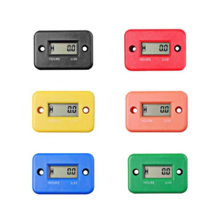 Compteur horaire filaire moto 4t 2t Bleu rouge noir