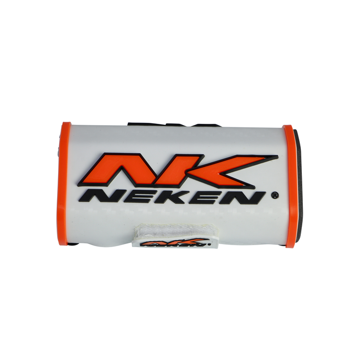 MOUSSE DE GUIDON NEKEN ORANGE BLANCHE ENDURO