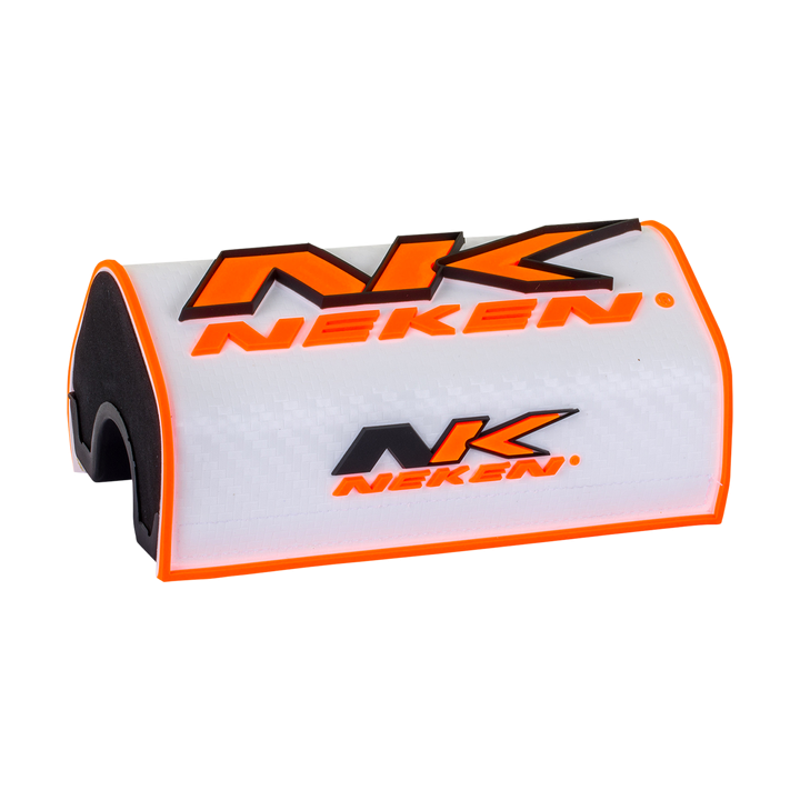 MOUSSE DE GUIDON NEKEN BLANC ORANGE